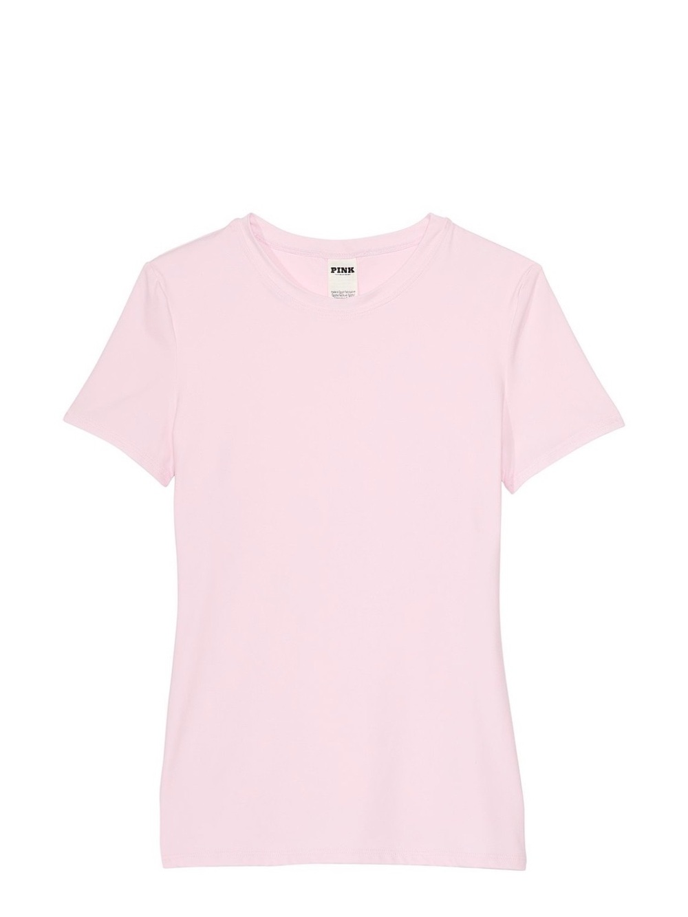 PINK Victoria's Secret Light Pink Short Sleeve Crew Tee